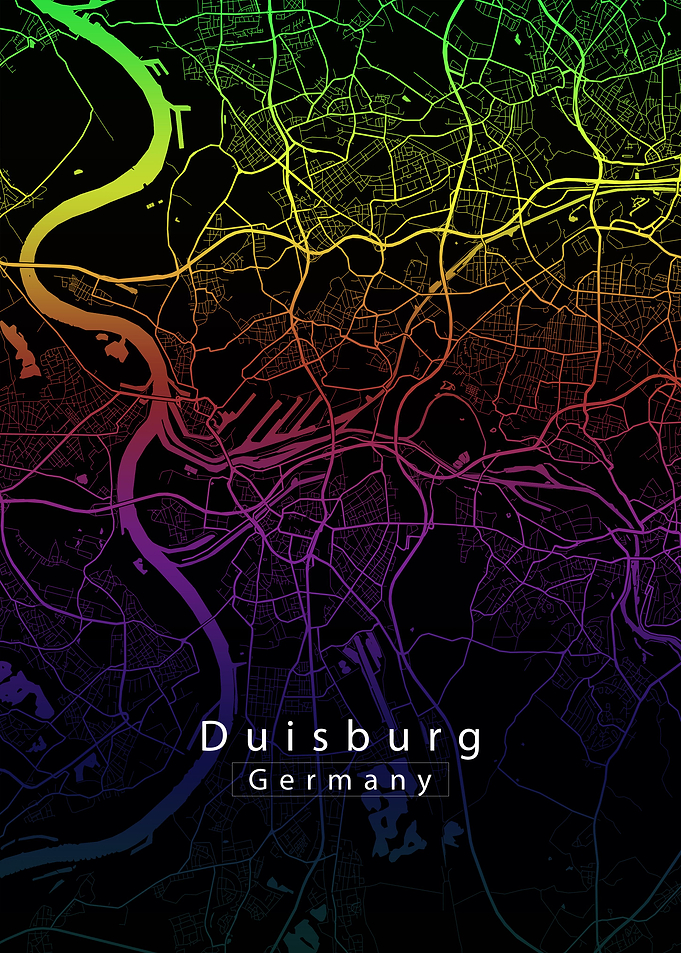 Duisburg City Map