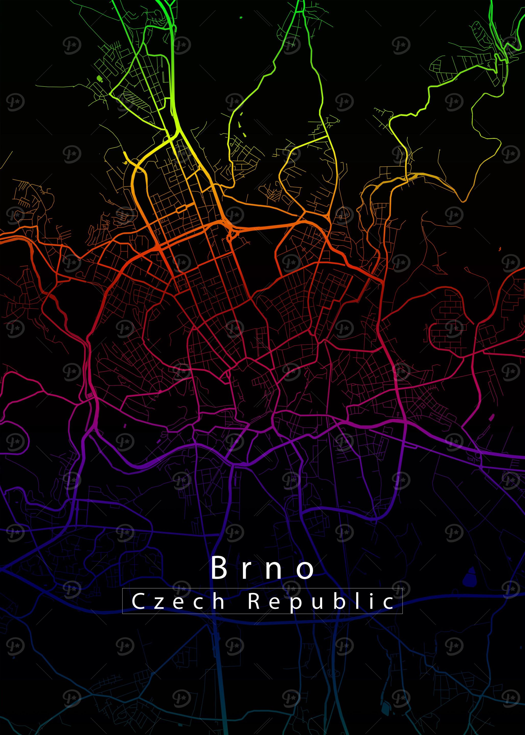 Brno City Map