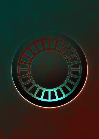 Rainbow Geometric Symbol