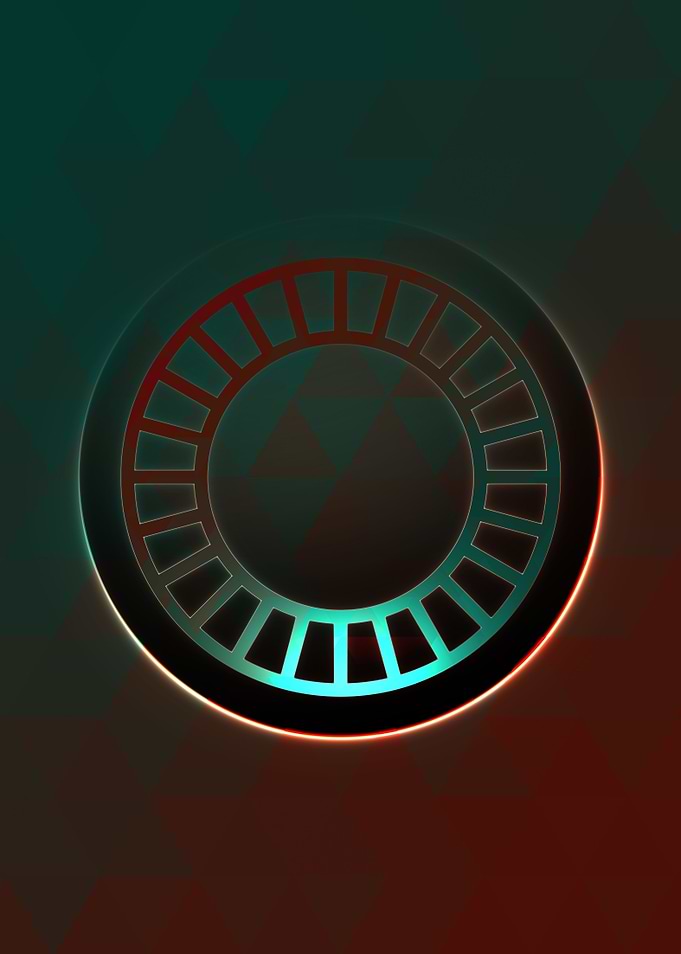 Rainbow Geometric Symbol