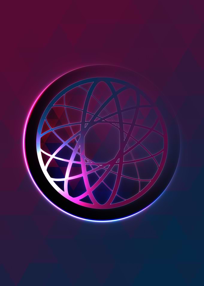 Rainbow Geometric Symbol