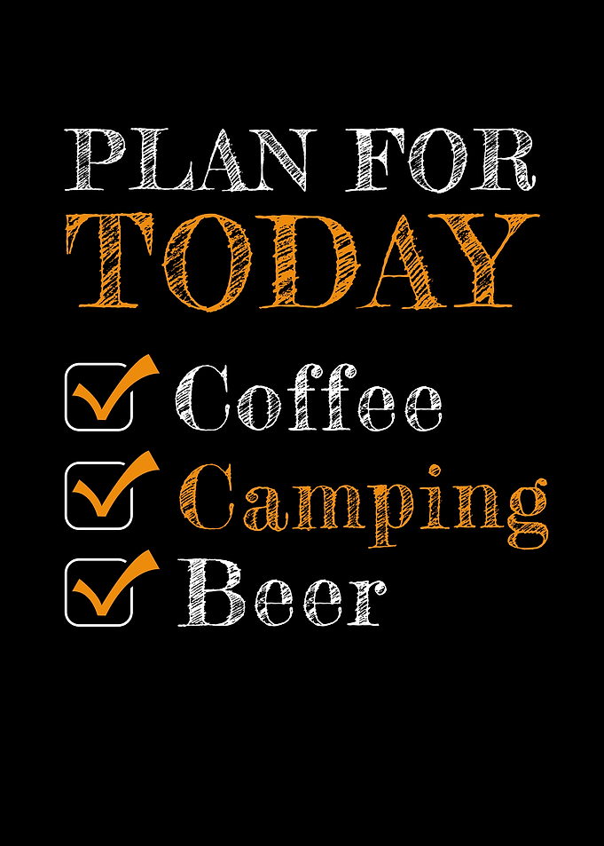 Coffee Camping Beer