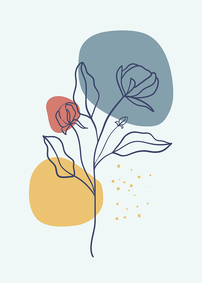 Abstract Tropical flower
