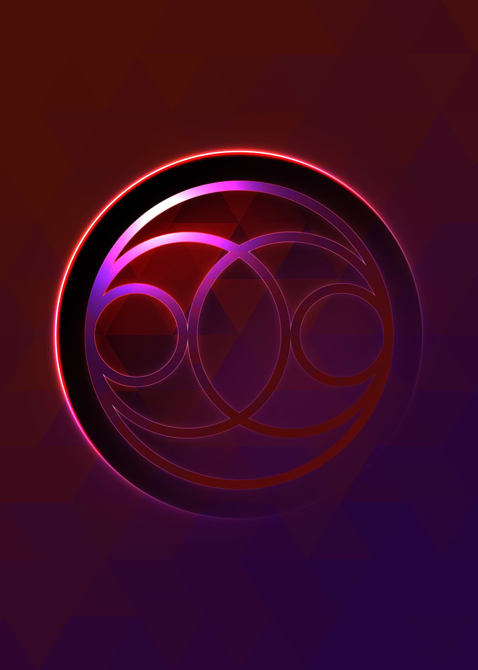 Rainbow Geometric Symbol