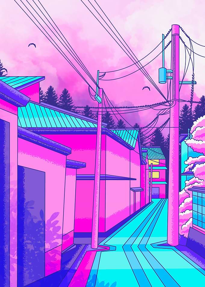Japanese Street City Pop