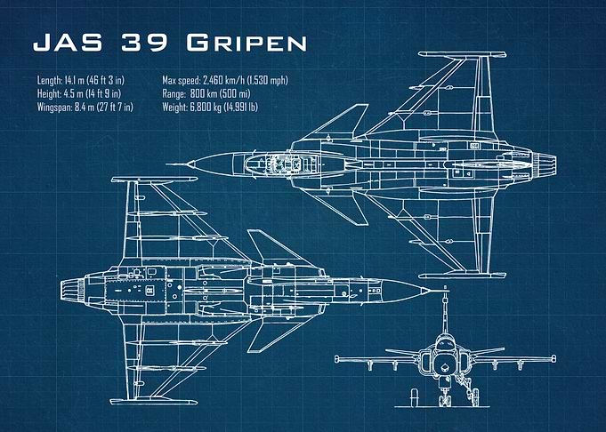 JAS 39 Gripen Aircraft