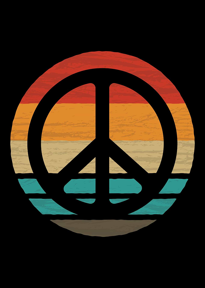Peace Sign Retro Vintage