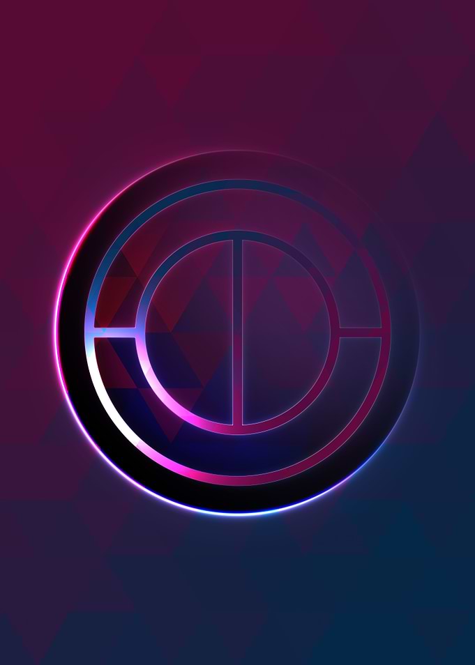 Rainbow Geometric Symbol