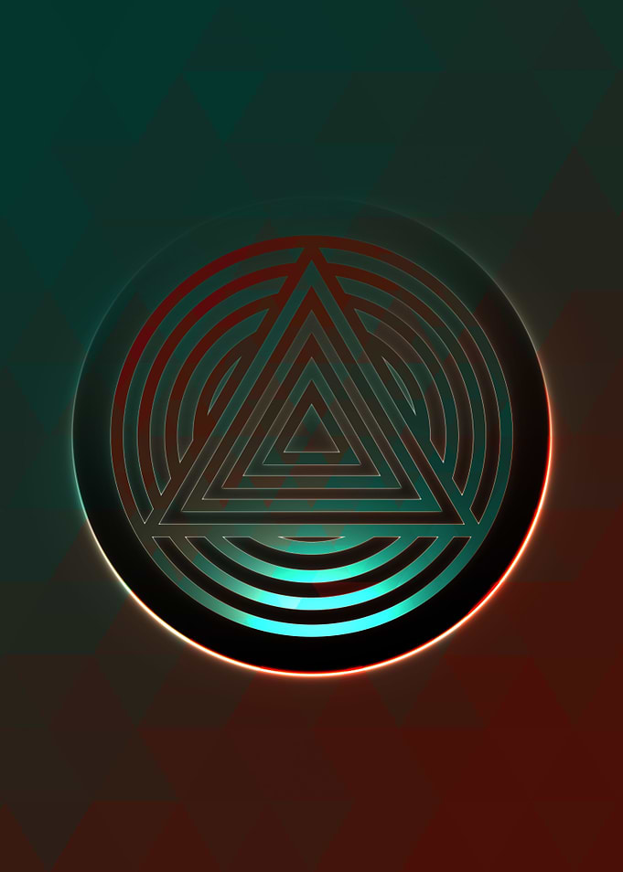 Glowing Glyph Seal Circle