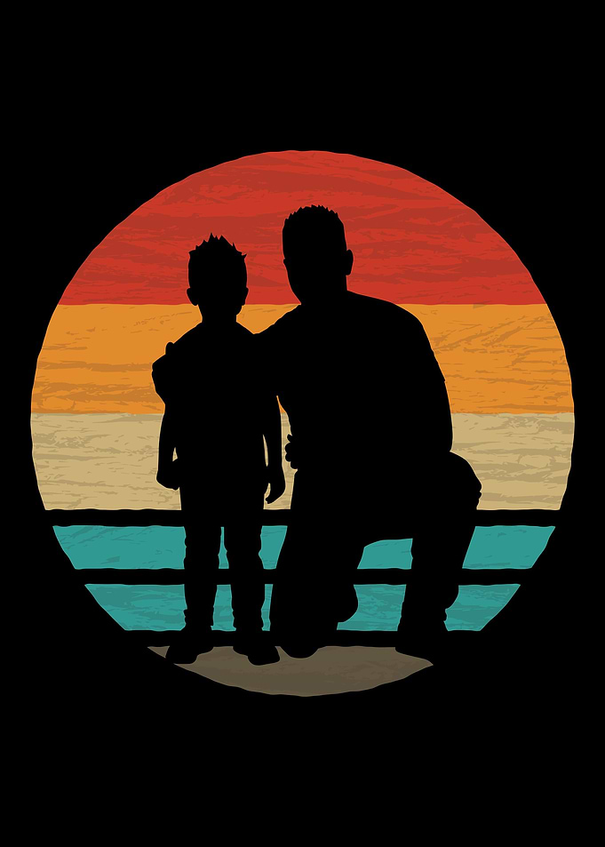 Fathers Day Retro Vintage