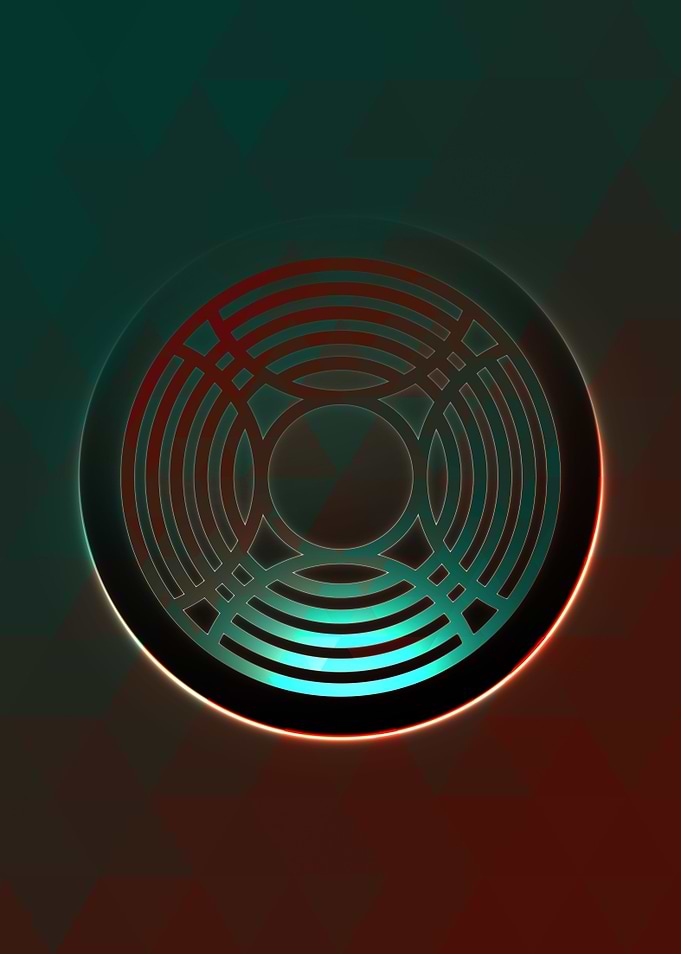 Glowing Glyph Seal Circle