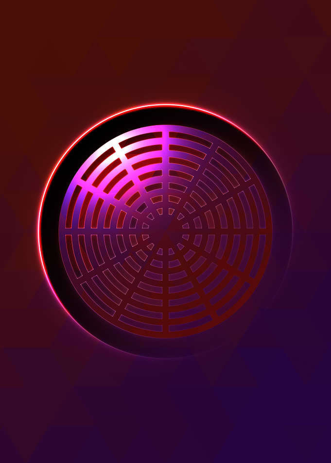 Rainbow Geometric Symbol