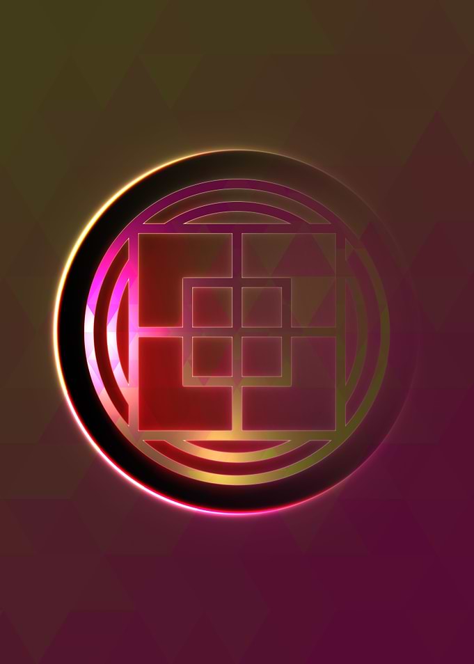 Rainbow Geometric Symbol