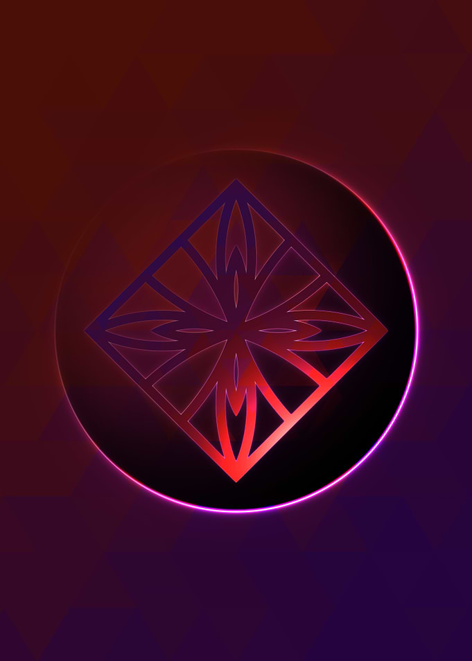 Rainbow Geometric Symbol