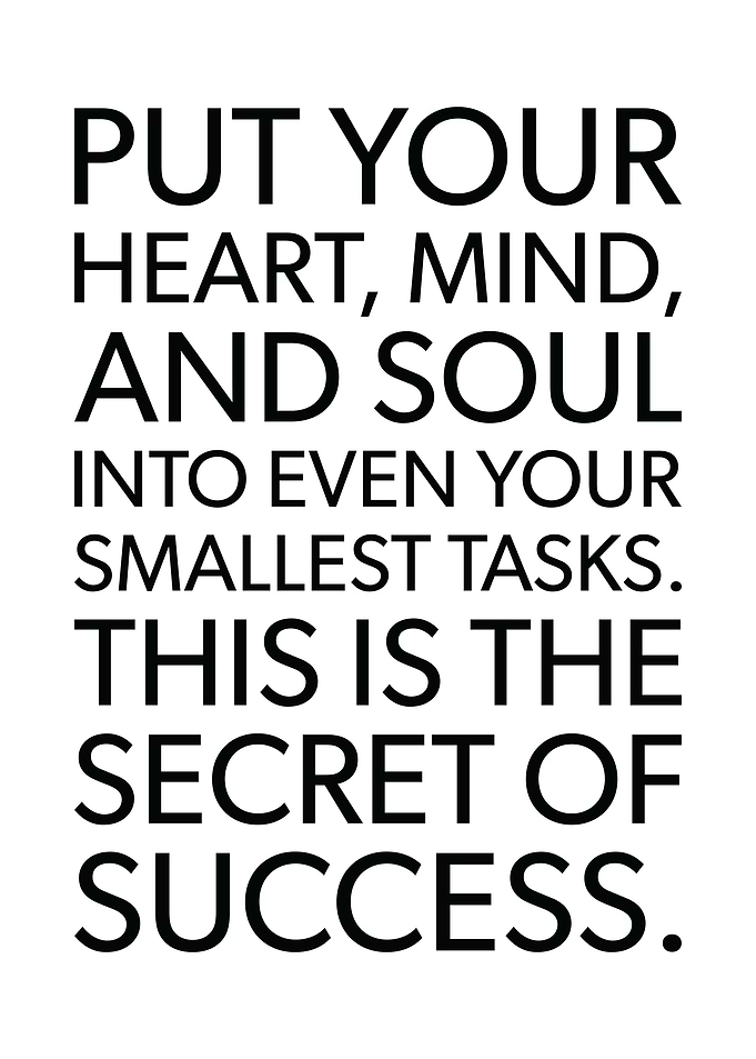 Secret of Success