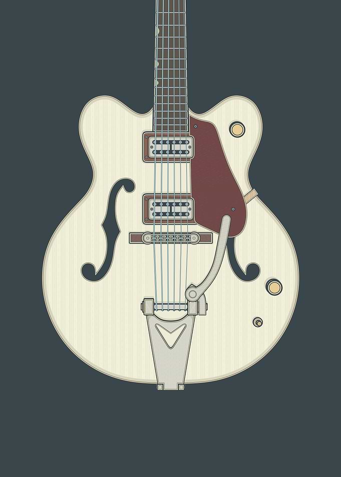 White Signature HB Guitar