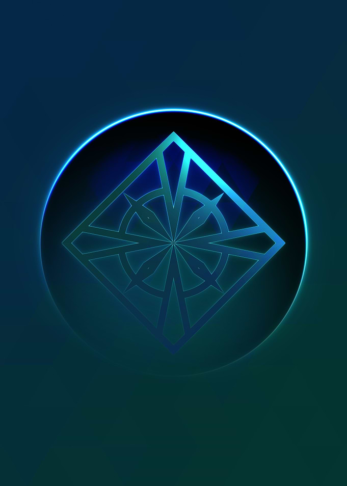 Rainbow Geometric Symbol