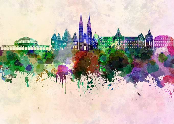 Wroclaw skyline