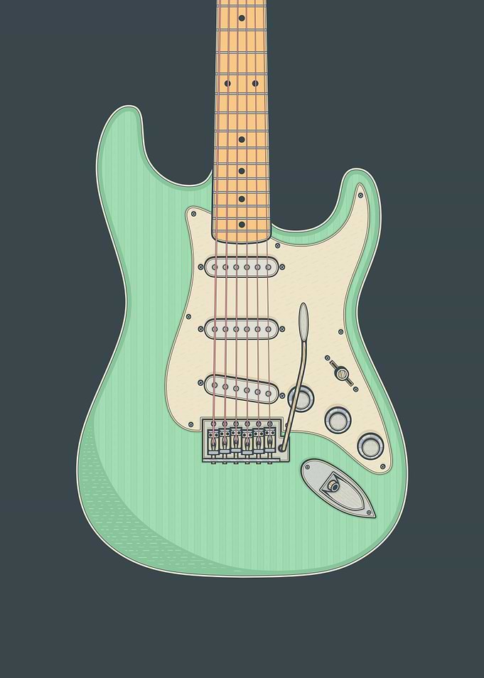 Surf Green Strat