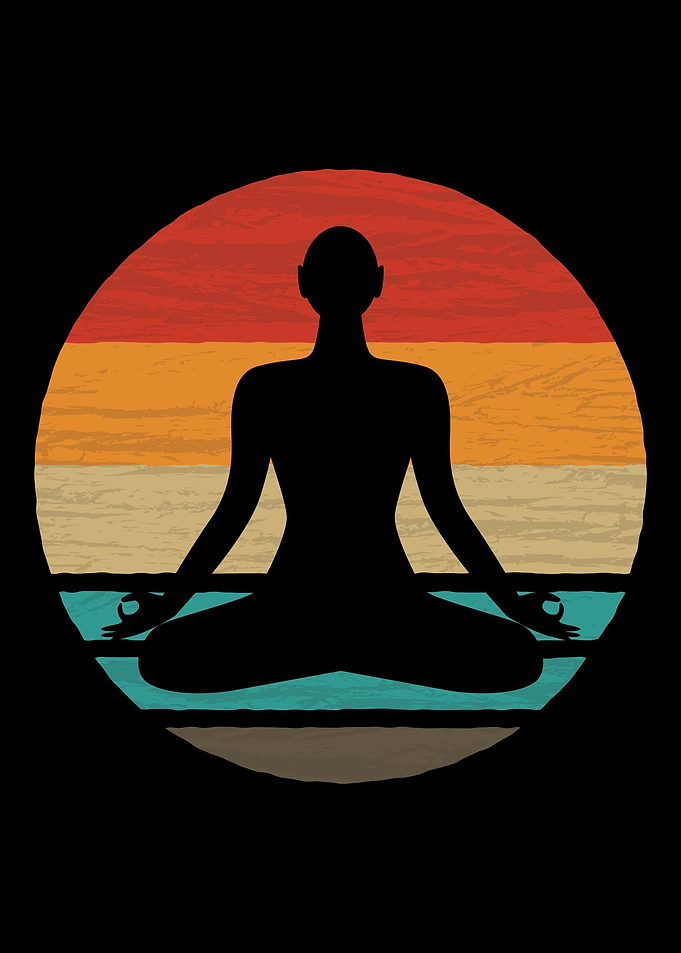 Yoga Retro Vintage