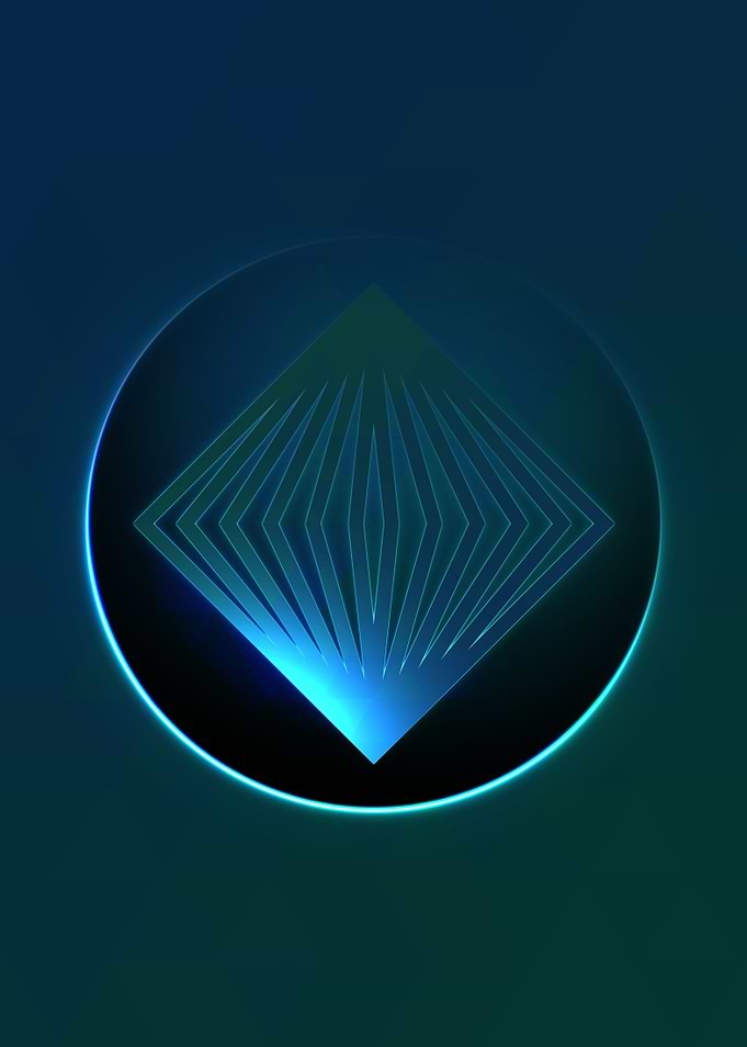 Glowing Glyph Seal Circle
