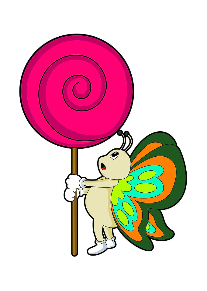 Butterfly Lollipop