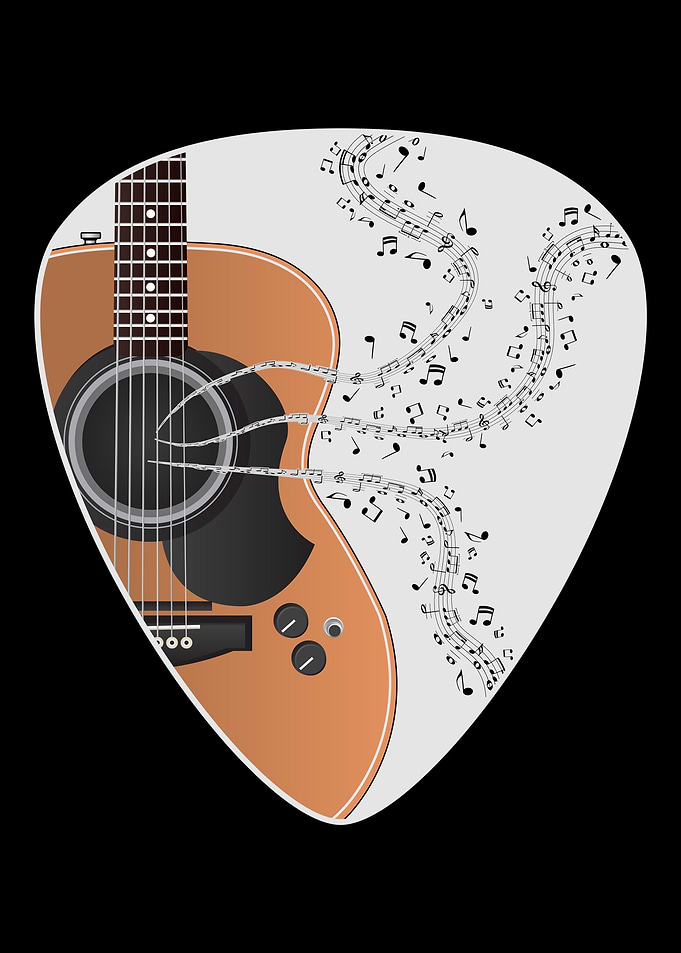 Guitar Pick Guitarist