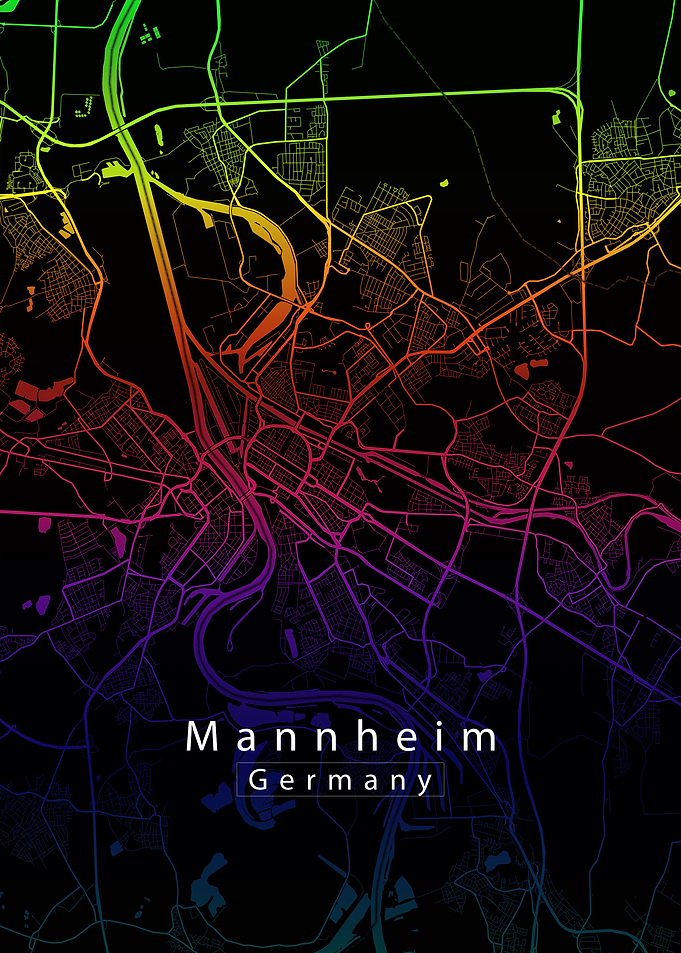 Mannheim City Map