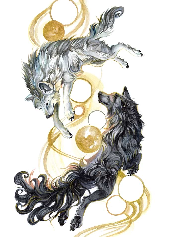 Metallic Wolf Spirits