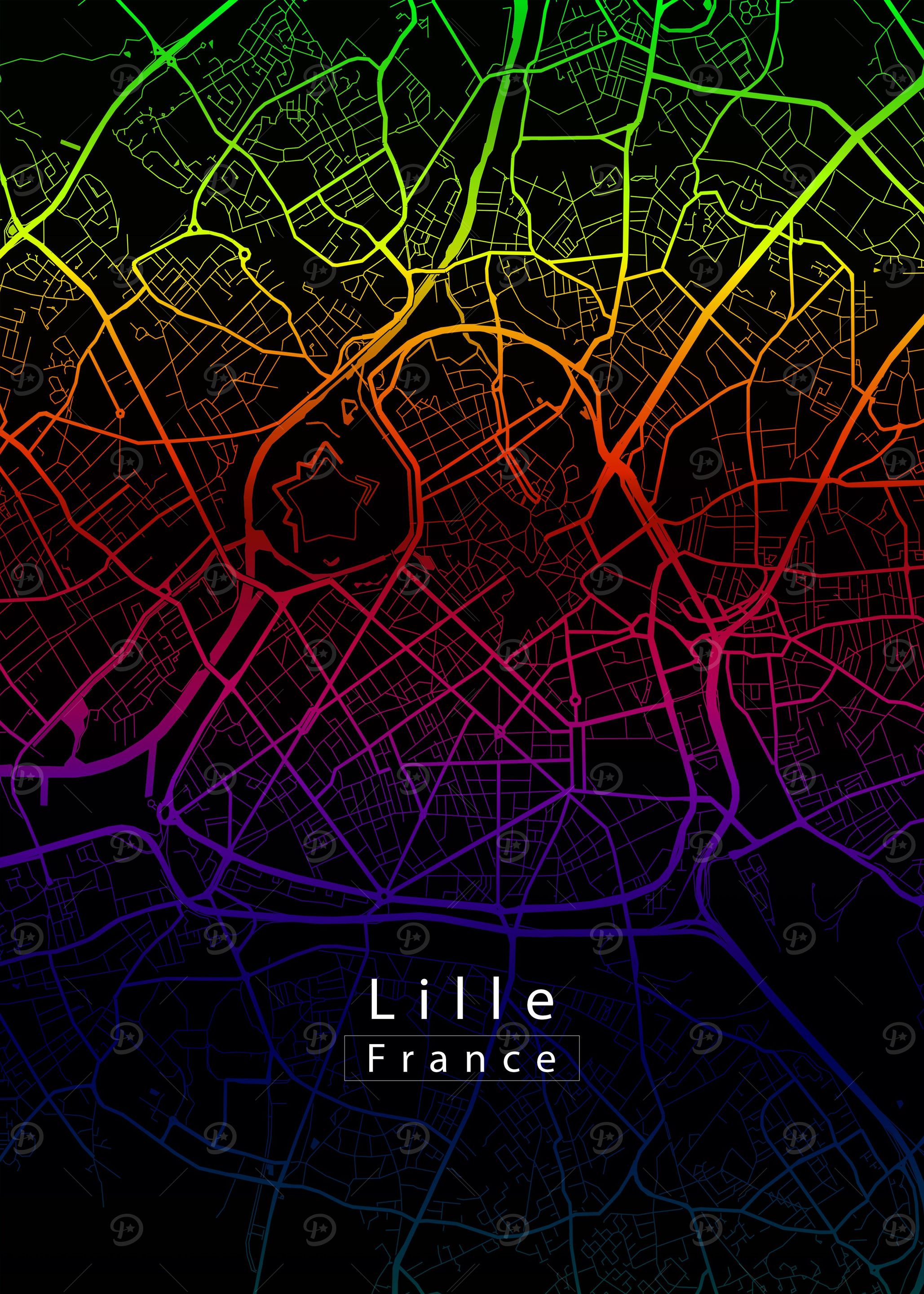 Lille CIty Map