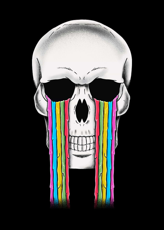 Skull Crying