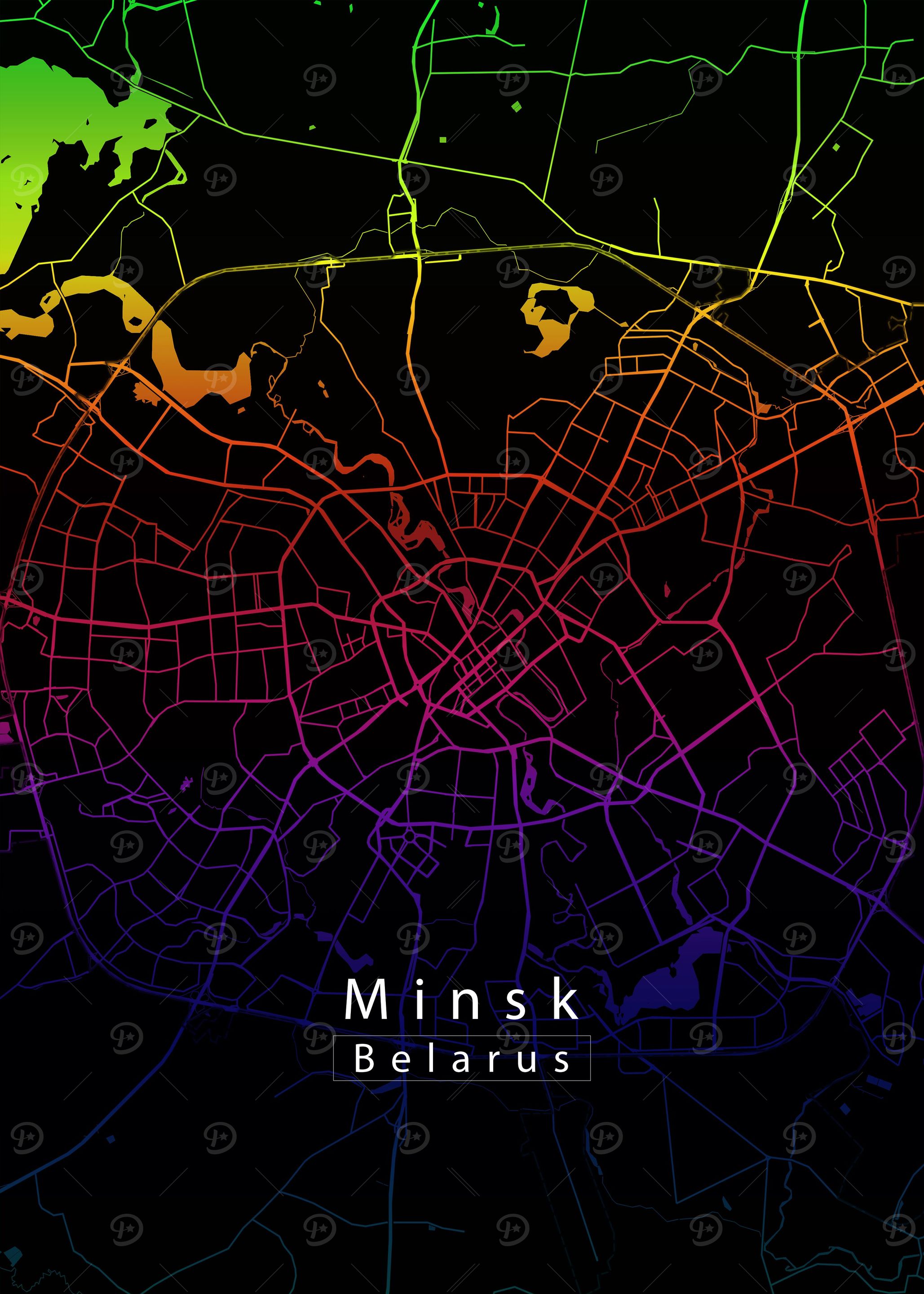 Minsk City Map