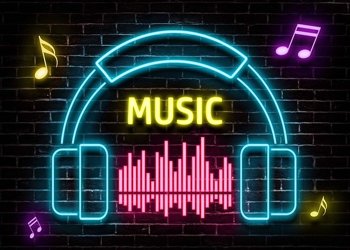 Equalizer neon