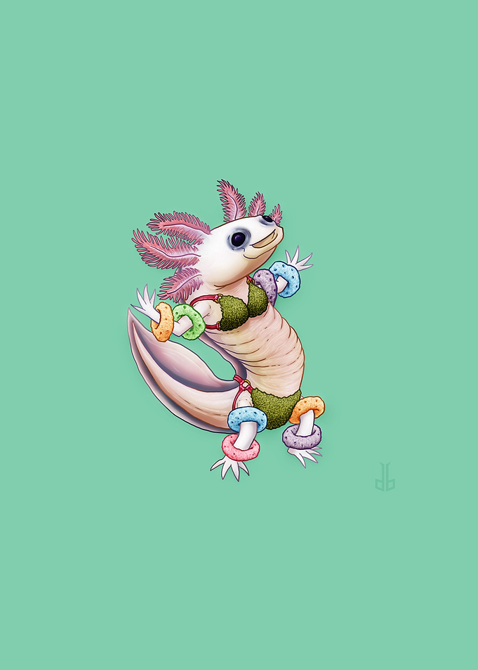 The Happiest Axolotl
