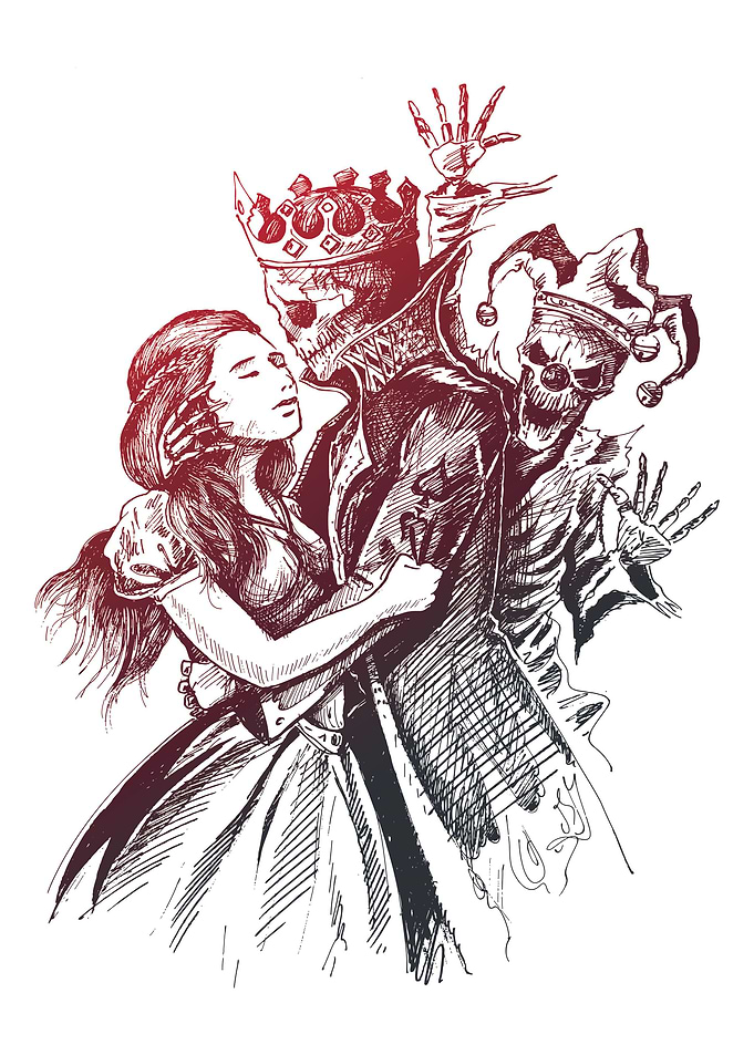 Skull Wedding Art