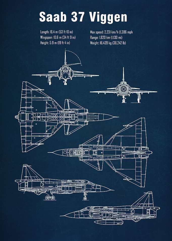 Saab 37 Viggen Aircraft