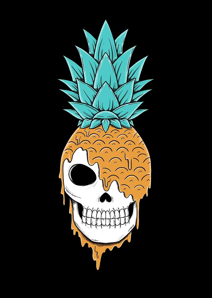 Pineapple Skull