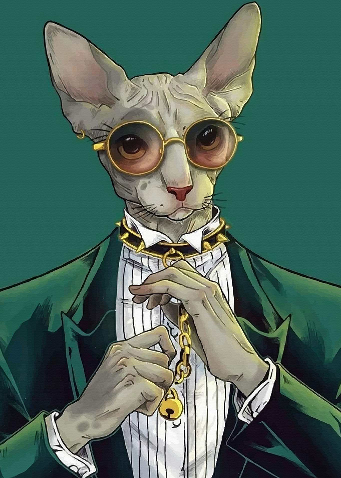 Sphinx cat FUNNY Poster