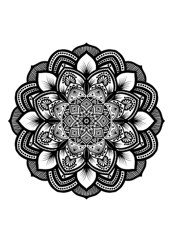 Mandala Black M102