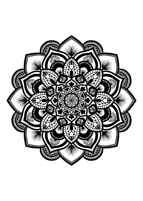 Mandala Black M101