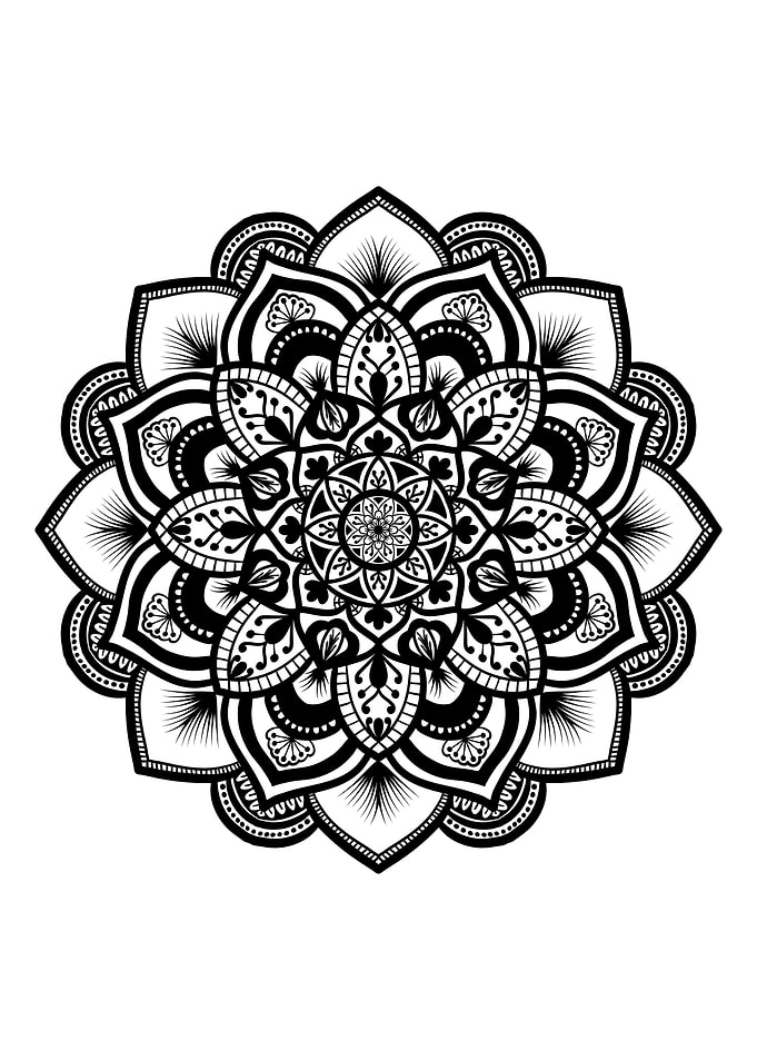 Mandala Black M101