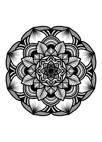 Mandala Black M103