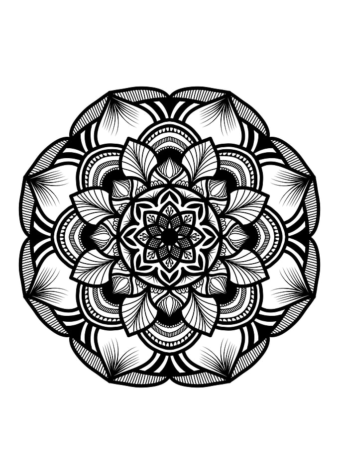Mandala Black M103