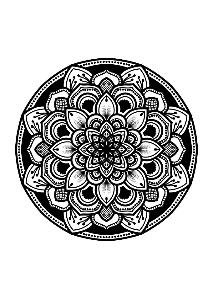 Mandala Black M106