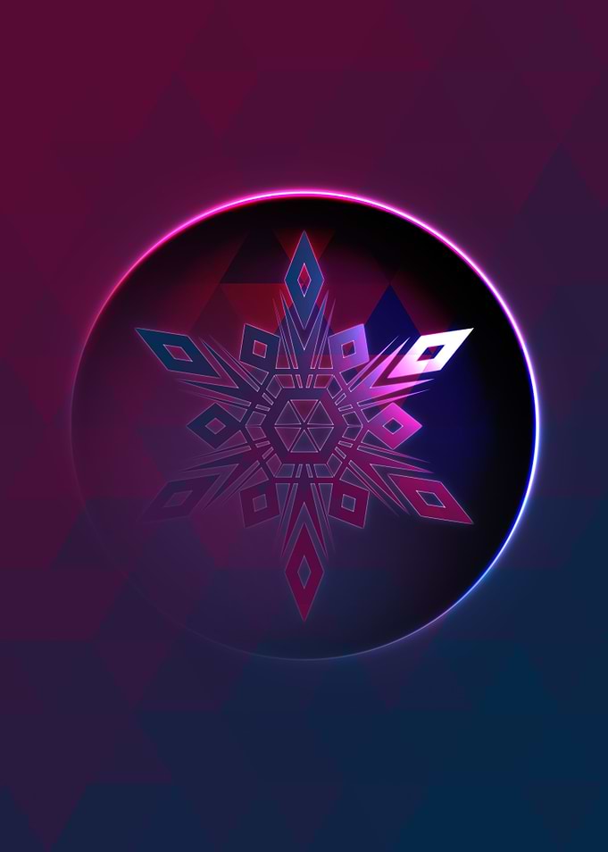 Rainbow Geometric Symbol