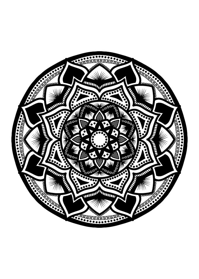 Mandala Black M110