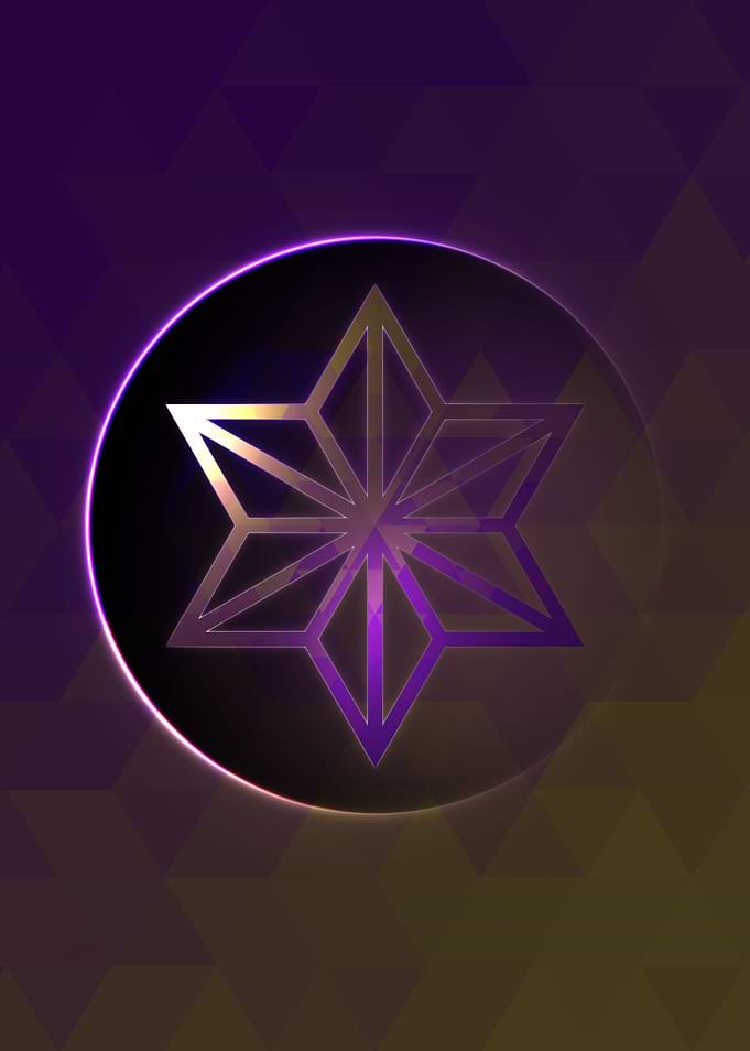 Rainbow Geometric Symbol