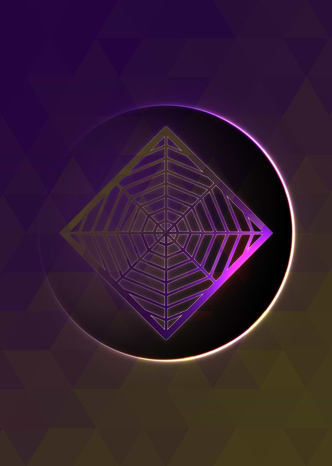 Neon Magic Circle Sign Art