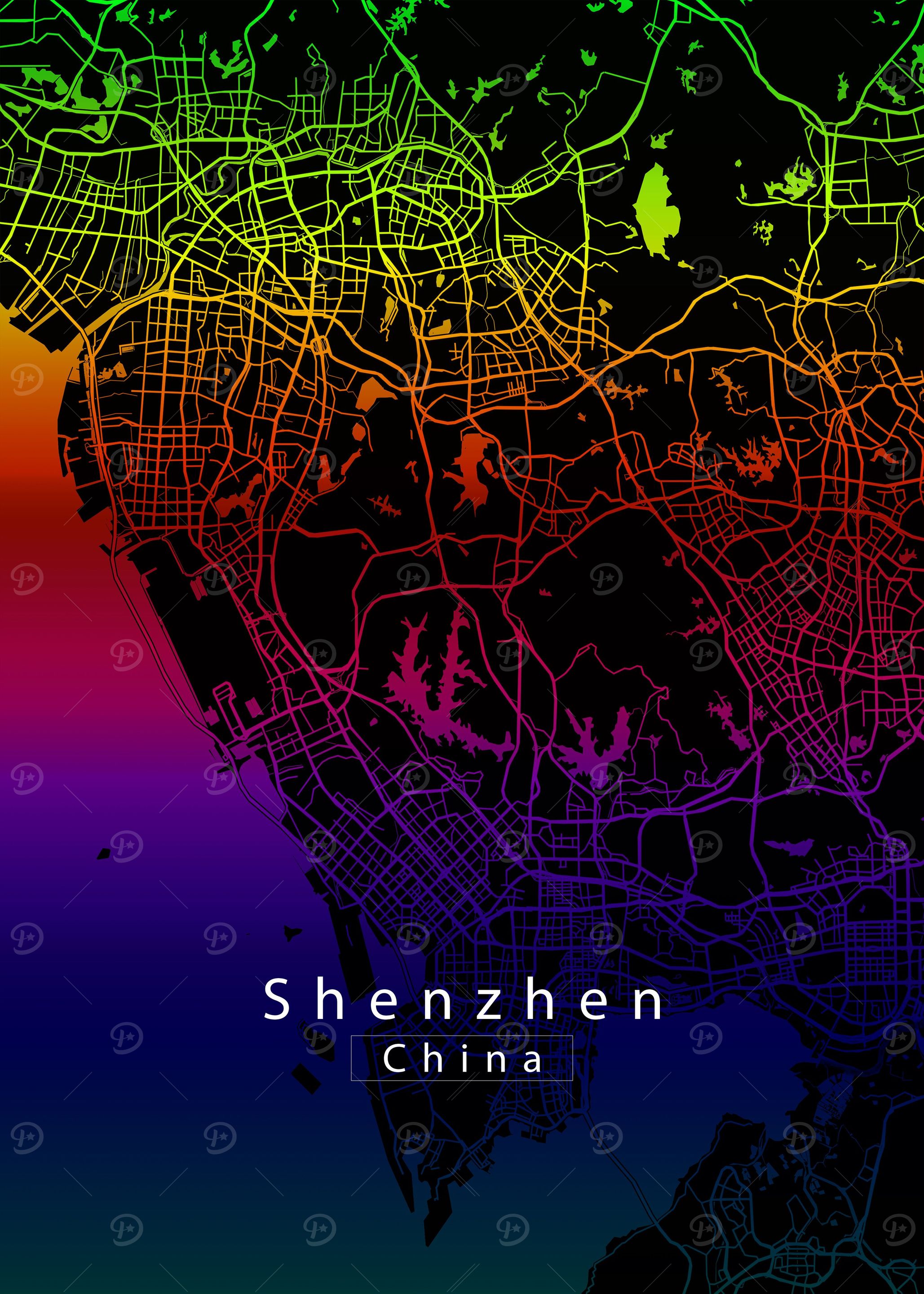 Shenzhen City Map
