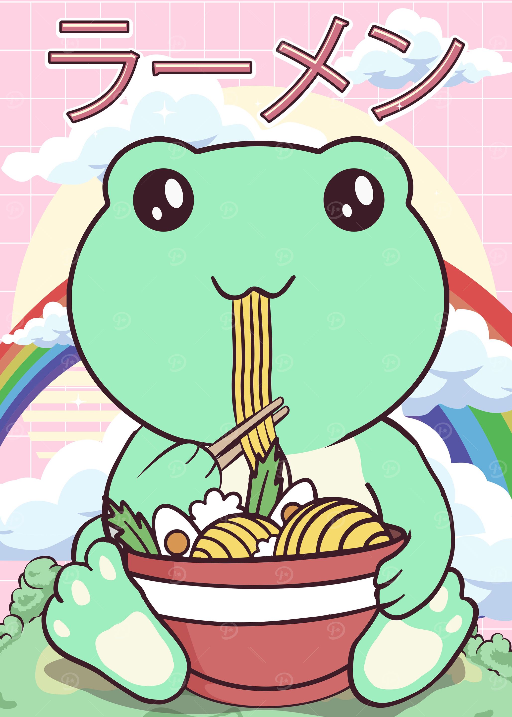 Cottagecore Frog Ramen